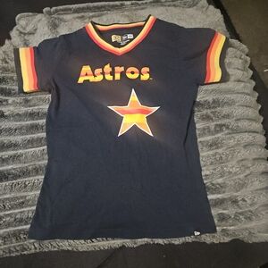 Gently used little girls vintage design Astros T-shiNew Era Kids Navy Astros Tee